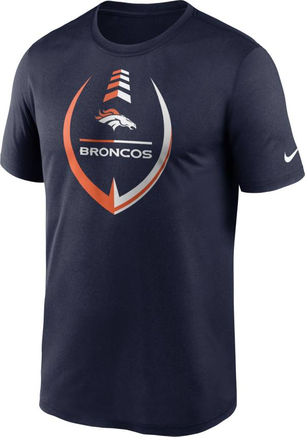 Nike Men's Denver Broncos Legend Icon Navy T-Shirt