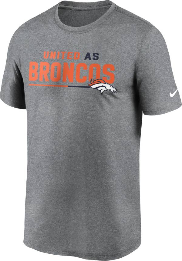 Nike Men's Denver Broncos United Grey T-Shirt product image