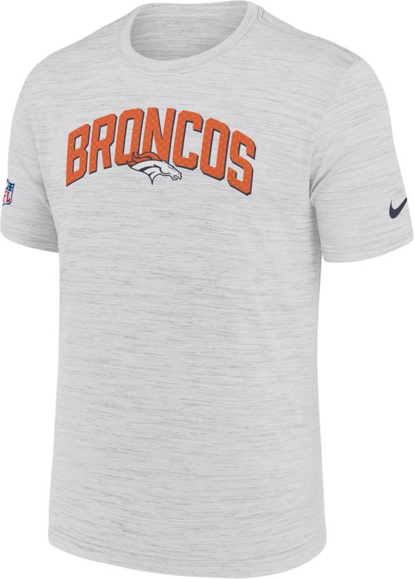 Nike Men's Denver Broncos Sideline Legend Velocity White T-Shirt