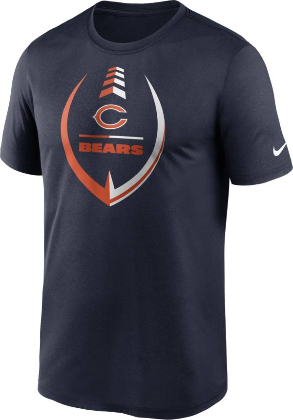 Nike Men's Chicago Bears Legend Icon Navy T-Shirt