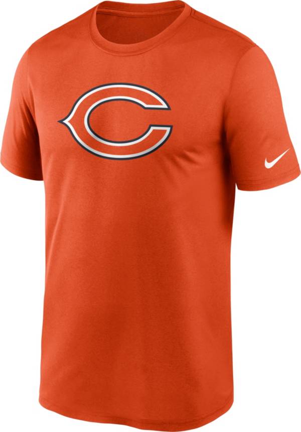 Nike Men's Chicago Bears Legend Logo Orange T-Shirt product image