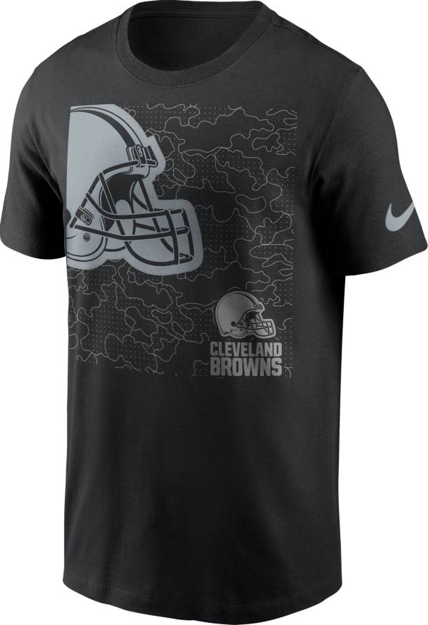 Nike Men's Cleveland Browns Reflective Black T-Shirt product image