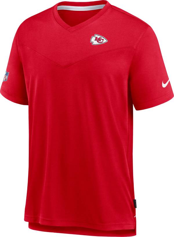 Nike Men's Kansas City Chiefs Sideline Coaches Red T-Shirt