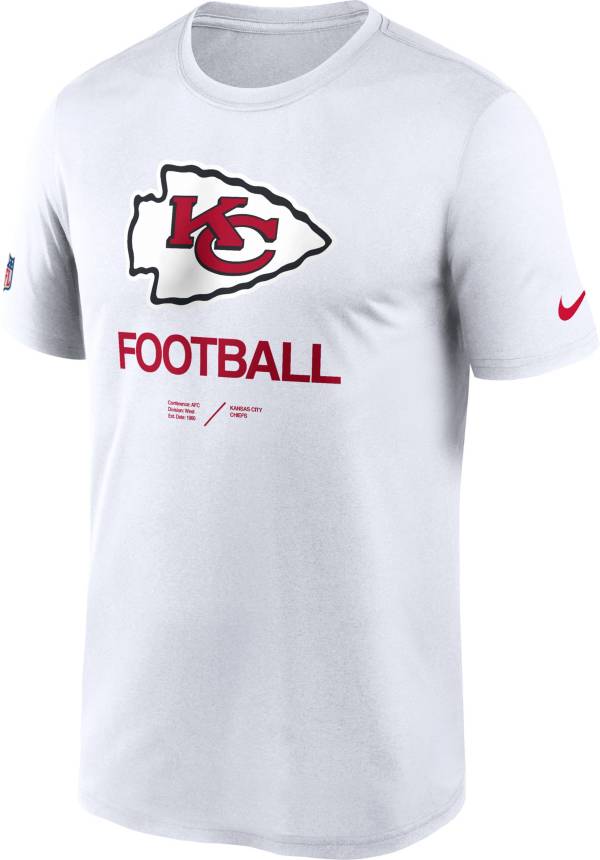 Nike Men's Kansas City Chiefs Sideline Legend White T-Shirt