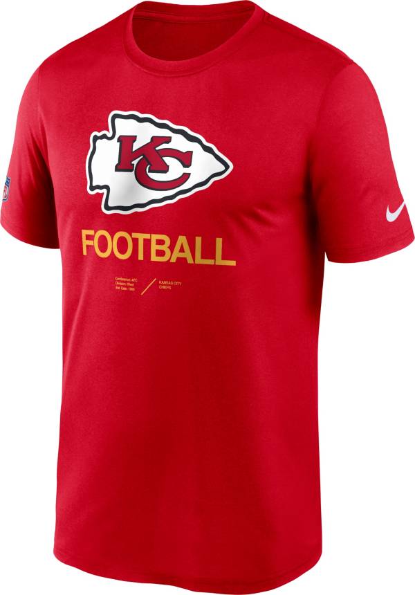 Nike Men's Kansas City Chiefs Sideline Legend Red T-Shirt