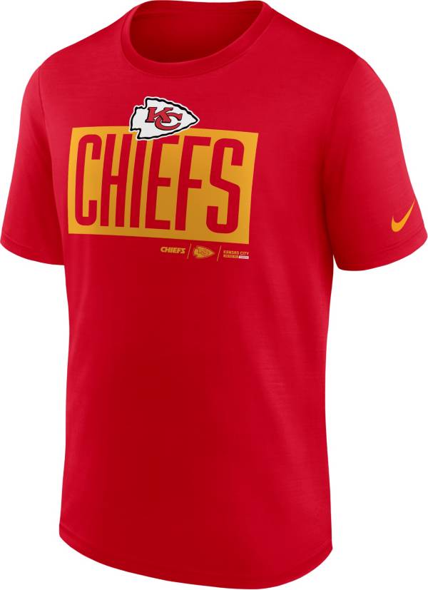 Nike Men's Kansas City Chiefs Exceed Block Red T-Shirt product image
