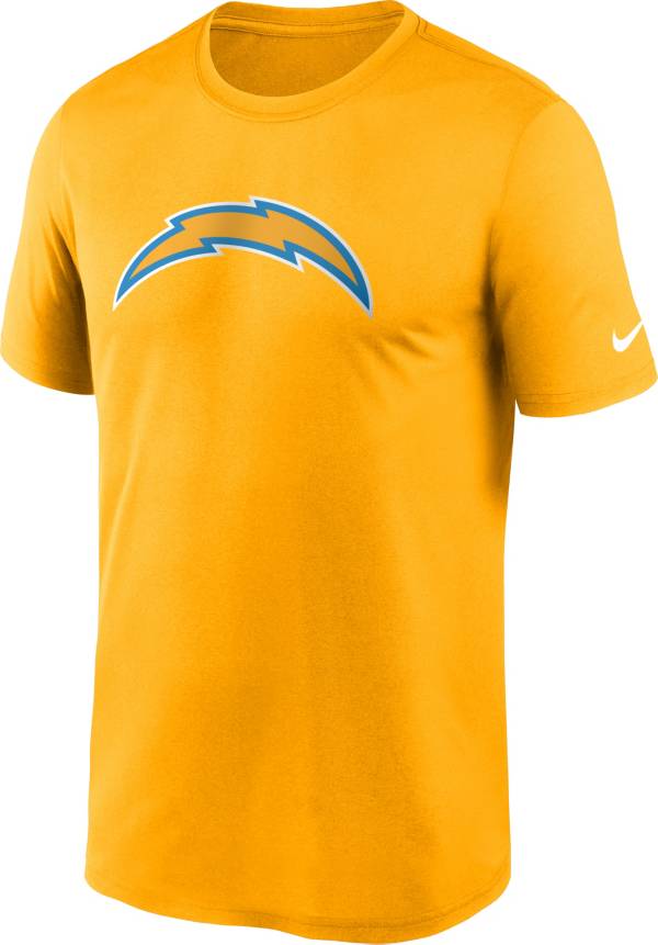 Nike Men's Los Angeles Chargers Legend Logo Gold T-Shirt