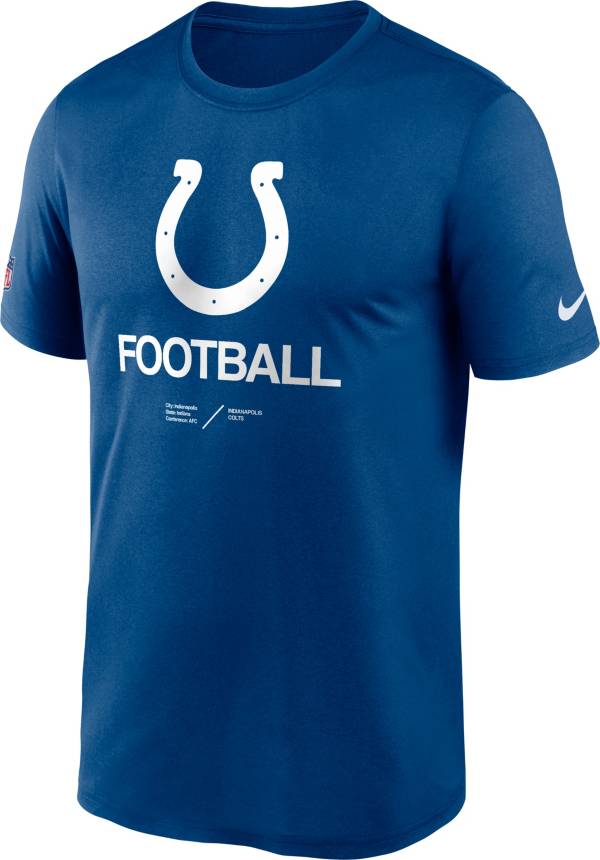 Nike Men's Indianapolis Colts Sideline Legend Blue T-Shirt