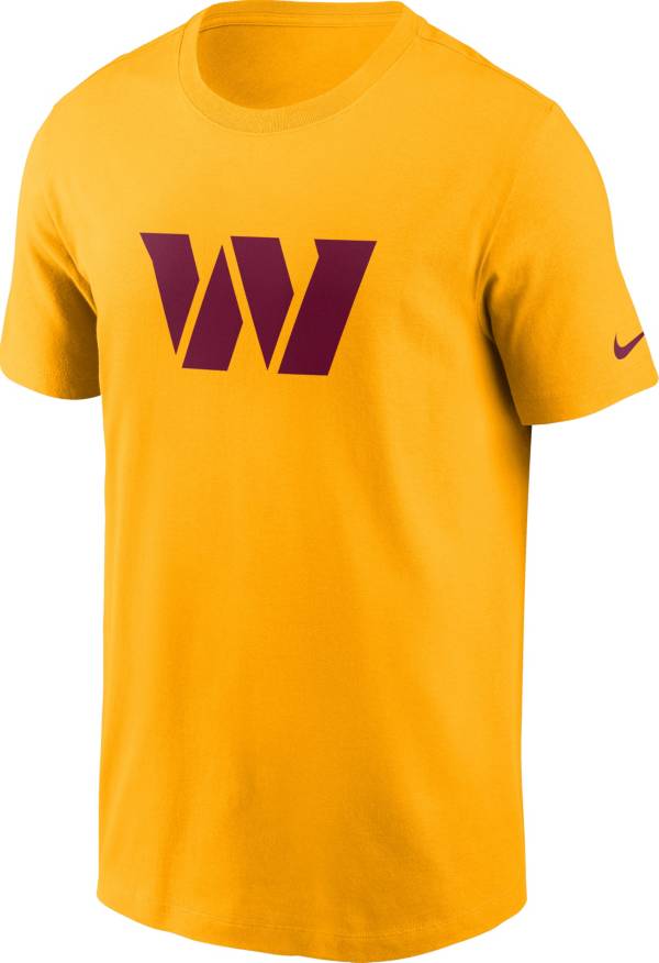 Nike Men's Washington Commanders Logo Gold T-Shirt