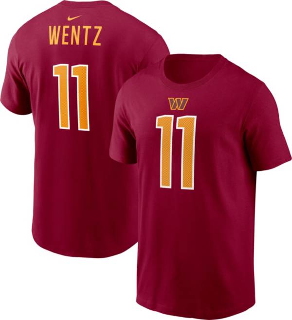 Nike Men's Washington Commanders Carson Wentz #11 Logo Red T-Shirt product image