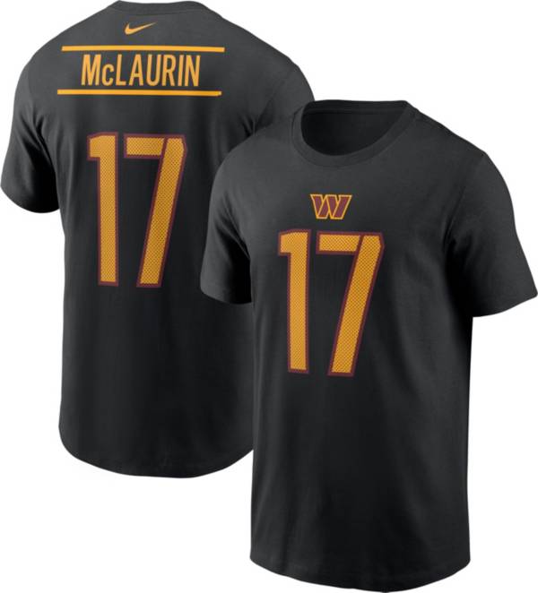 Nike Men's Washington Commanders Terry McLaurin #17 Black T-Shirt