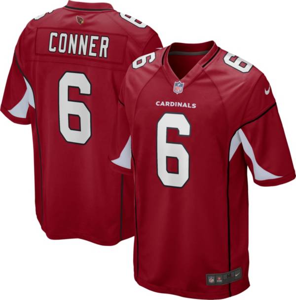 Nike Men's Arizona Cardinals James Conner #6 Red Game Jersey