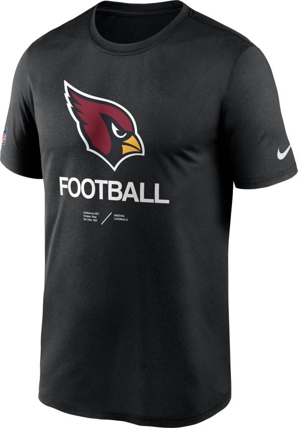 Nike Men's Arizona Cardinals Sideline Legend Black T-Shirt