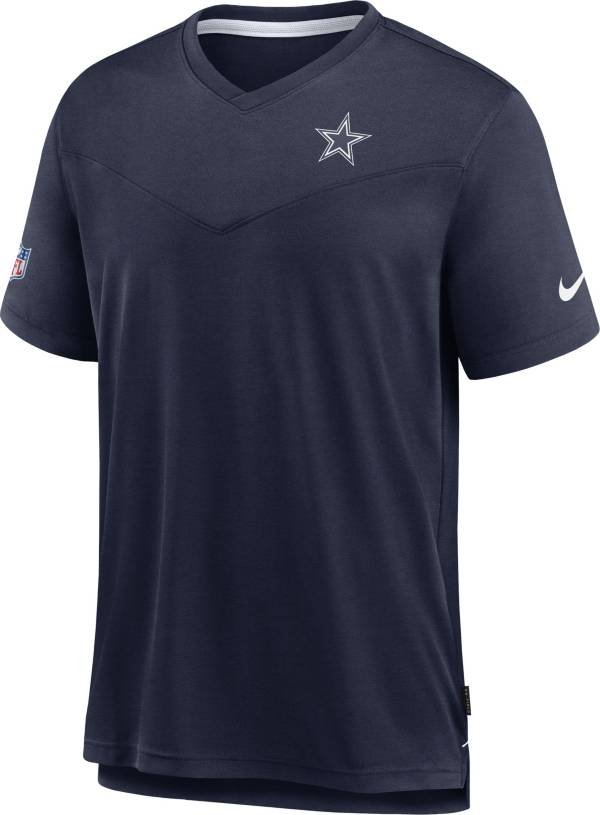 Nike Men's Dallas Cowboys Sideline Coaches Navy T-Shirt