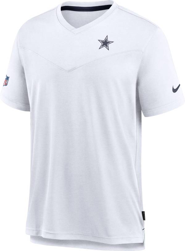 Nike Men's Dallas Cowboys Sideline Coaches White T-Shirt