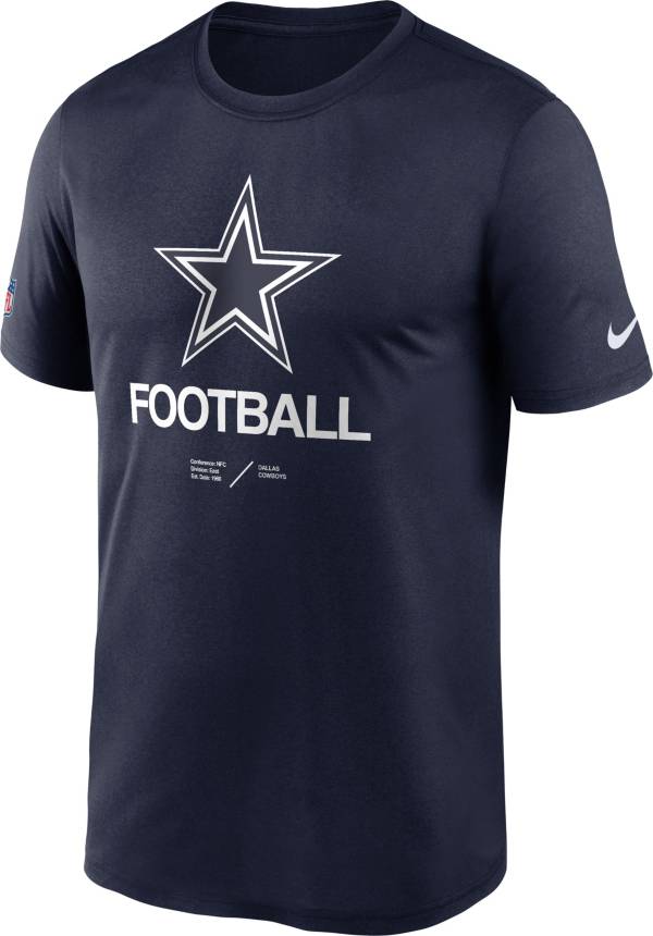 وردة الفل Dallas Cowboys Sideline Legend Authentic Logo T-Shirt Red حافز اليوم