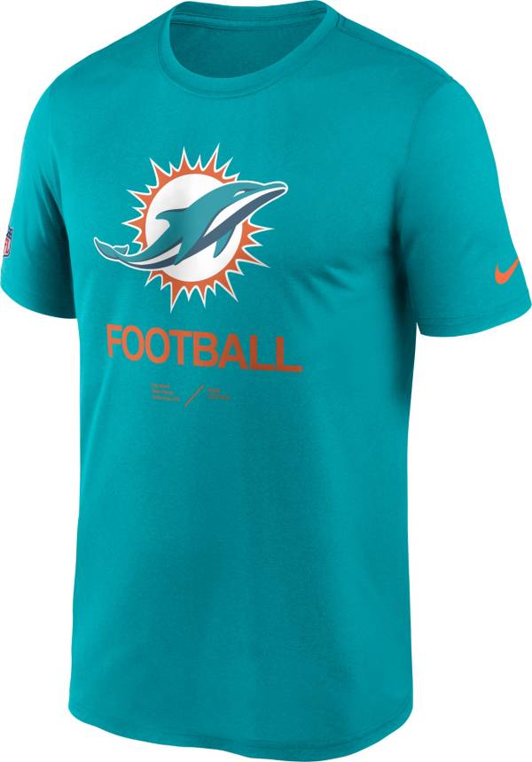 Nike Men's Miami Dolphins Sideline Legend Green T-Shirt