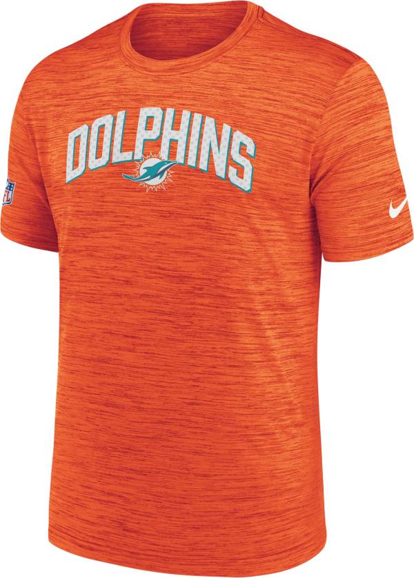 Nike Men's Miami Dolphins Sideline Legend Velocity Orange T-Shirt