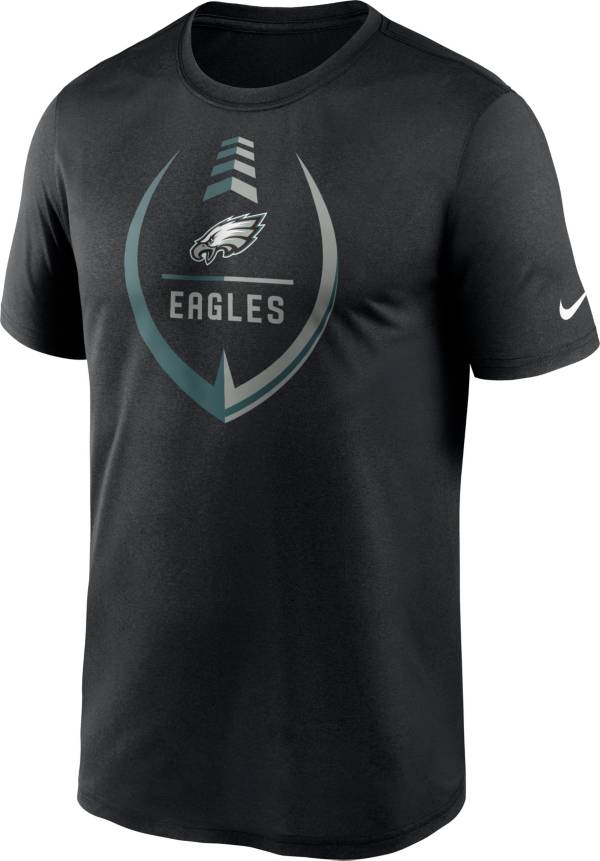 Nike Men's Philadelphia Eagles Legend Icon Black T-Shirt