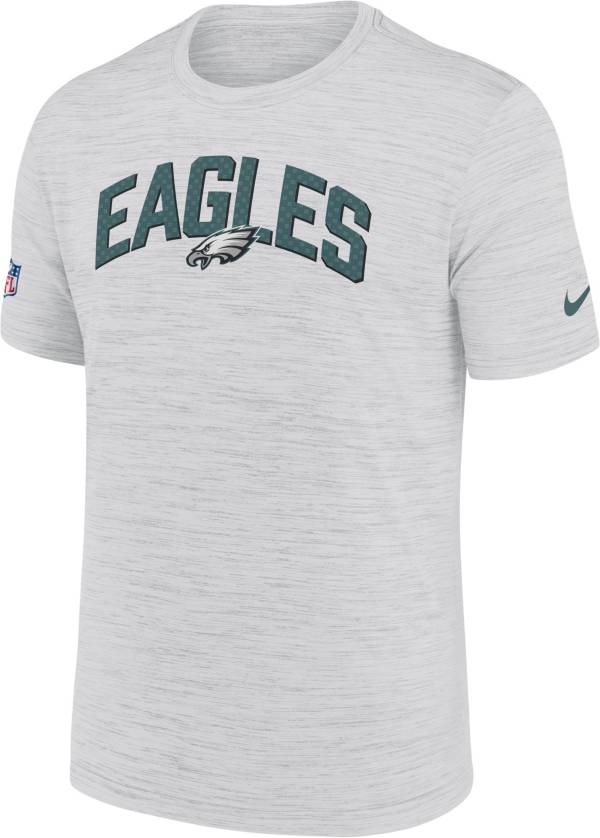 Nike Men's Philadelphia Eagles Sideline Legend Velocity White T-Shirt