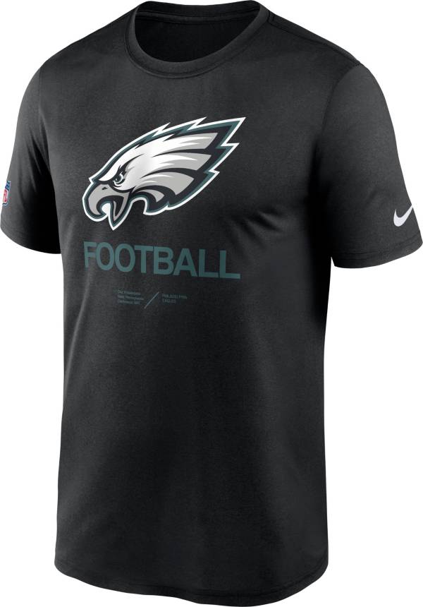 Nike Men's Philadelphia Eagles Sideline Legend Black T-Shirt