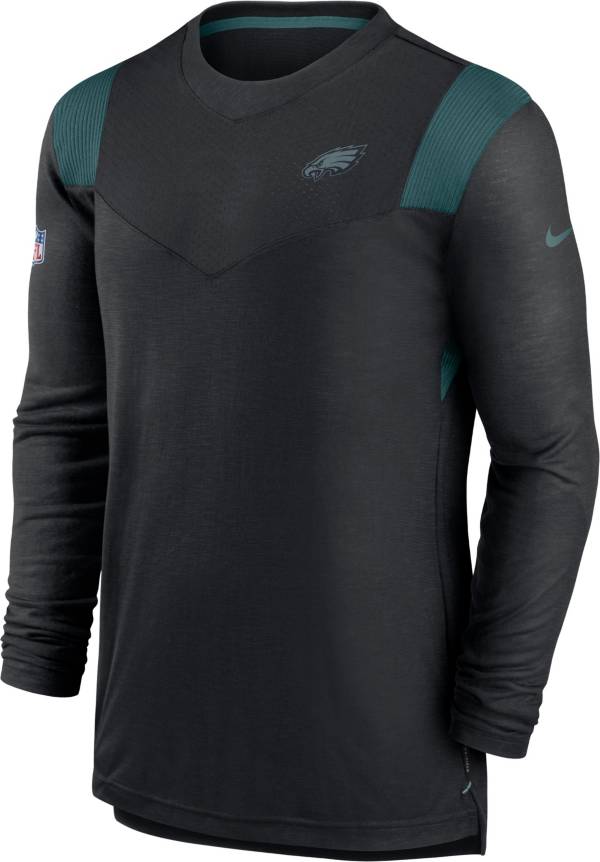 Nike Men's Philadelphia Eagles Sideline Player Long Sleeve Black T-Shirt product image