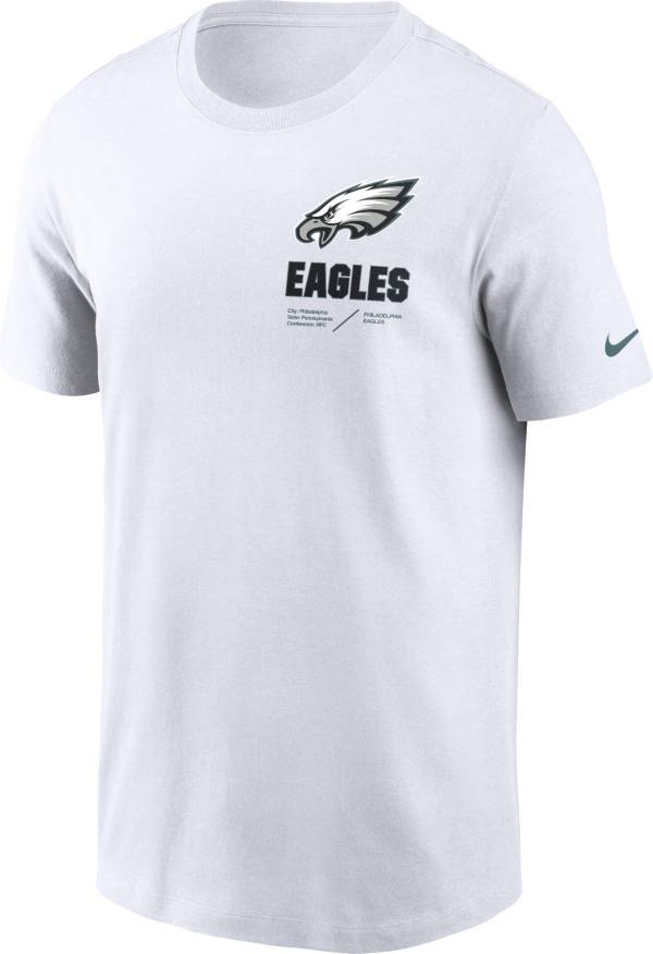 Nike Men's Philadelphia Eagles Sideline Team Issue White T-Shirt