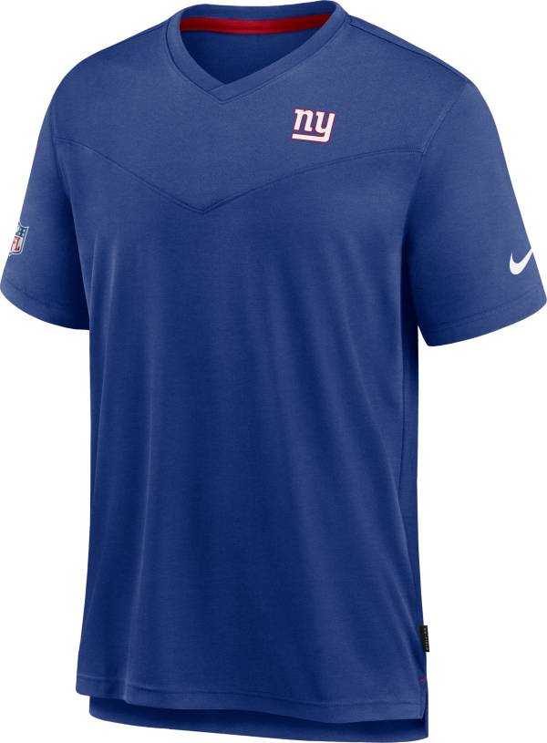 Nike Men's New York Giants Sideline Coaches Royal T-Shirt