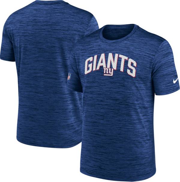 Nike Men's New York Giants Sideline Legend Velocity Royal T-Shirt