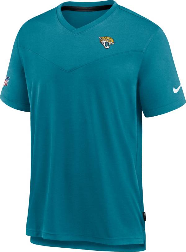 Nike Men's Jacksonville Jaguars Sideline Coaches Teal T-Shirt product image