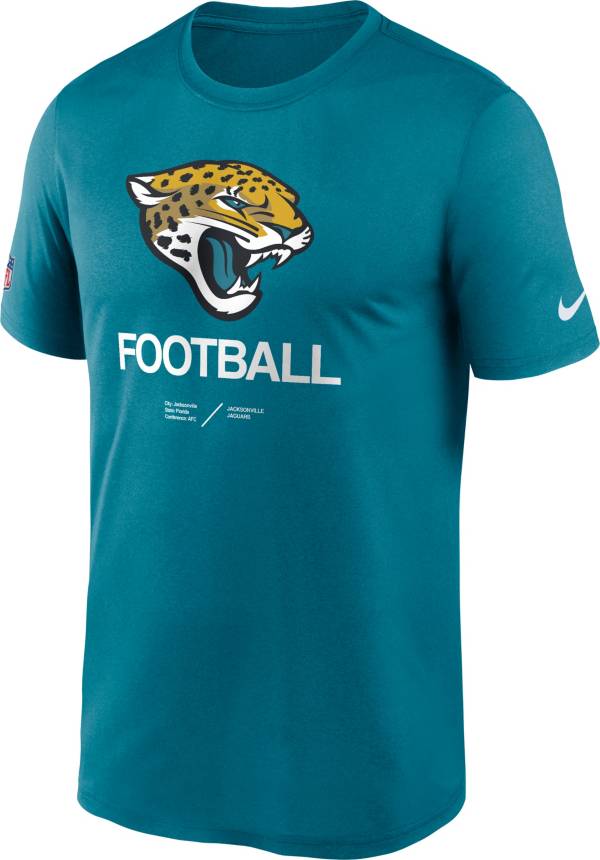 Nike Men's Jacksonville Jaguars Sideline Legend Teal T-Shirt