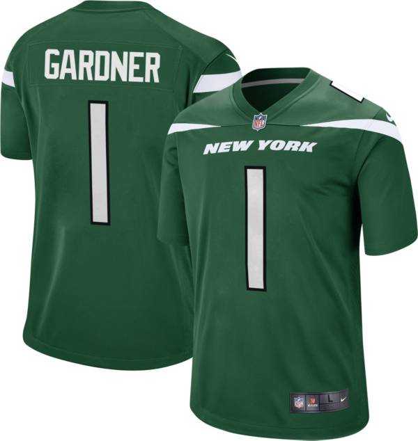 Nike Men's New York Jets Ahmad ''Sauce'' Gardner 1 Green Game Jersey