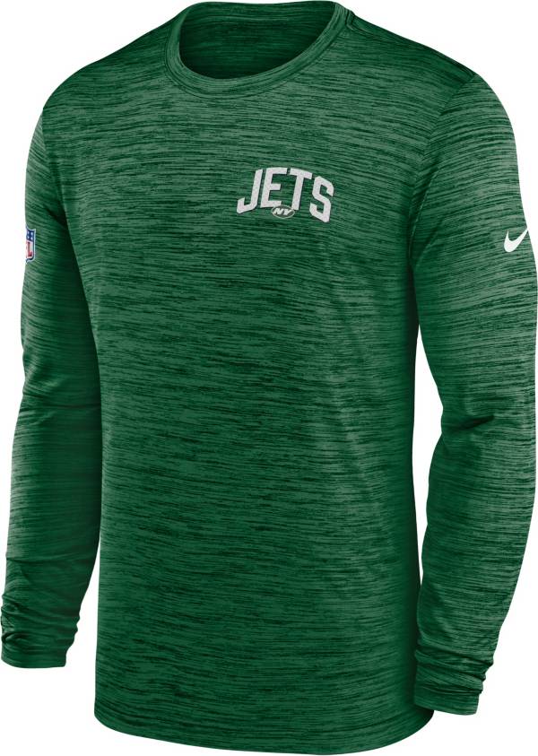 Nike Men's New York Jets Sideline Legend Velocity Green Long Sleeve T-Shirt