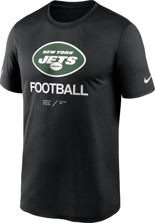 Nike Men's New York Jets Sideline Legend Black T-Shirt