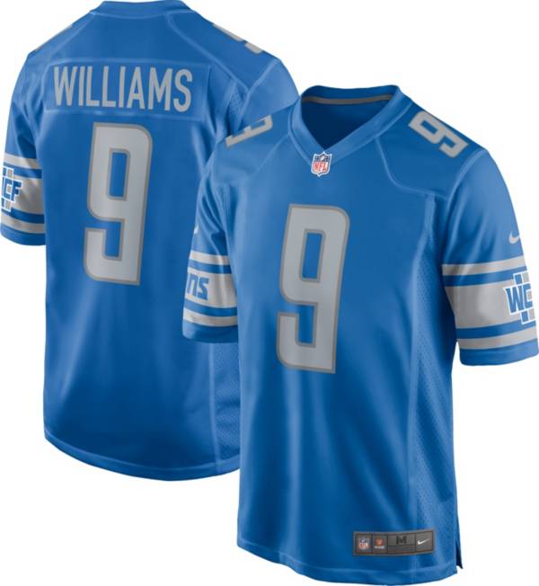 Nike Men's Detroit Lions Jameson Williams Blue Game Jersey