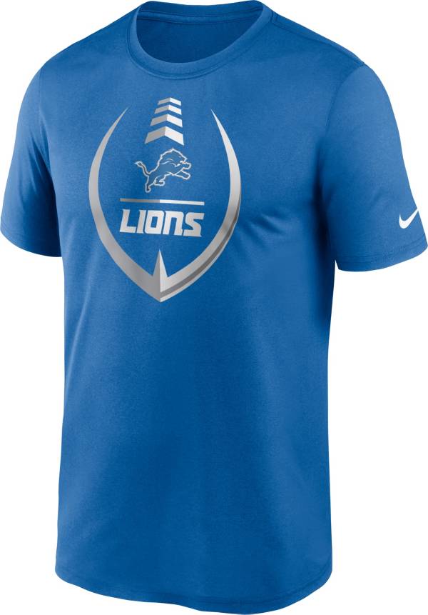 Nike Men's Detroit Lions Legend Icon Blue T-Shirt