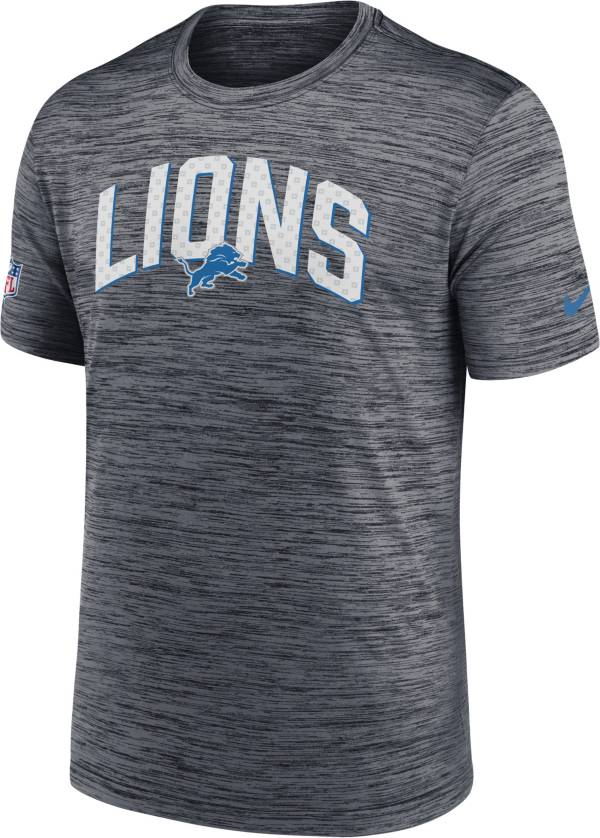 Nike Men's Detroit Lions Sideline Legend Velocity Grey T-Shirt