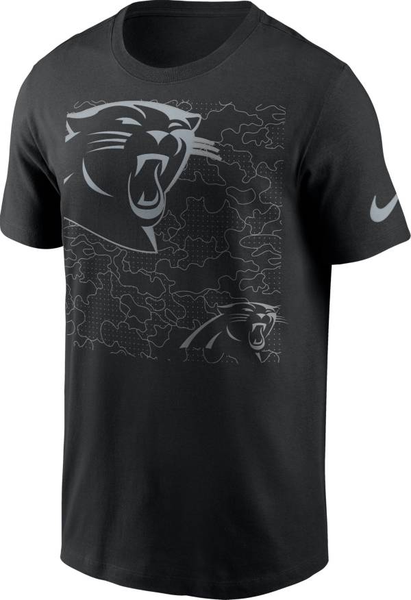 Nike Men's Carolina Panthers Reflective Black T-Shirt product image