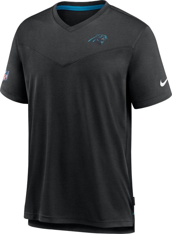 Nike Men's Carolina Panthers Sideline Coaches Black T-Shirt product image
