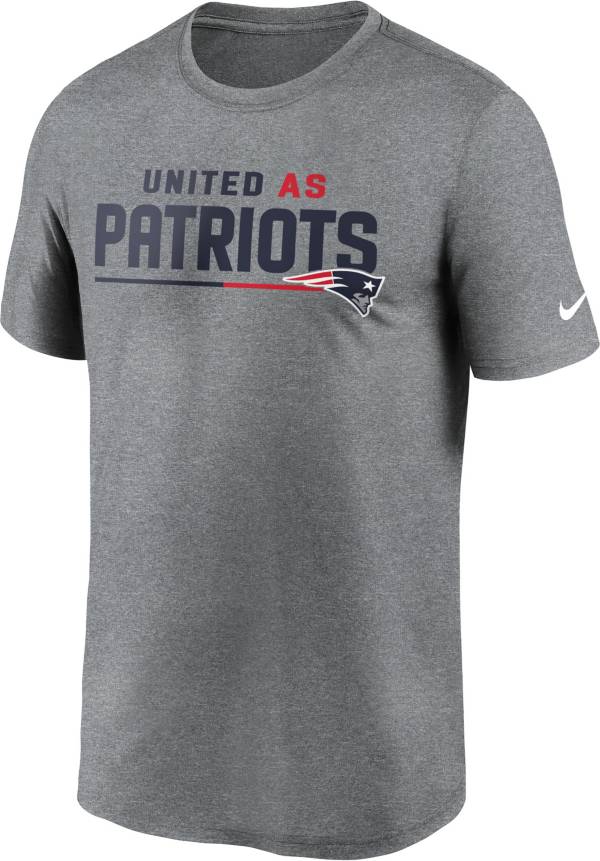 Nike Men's New England Patriots United Grey T-Shirt