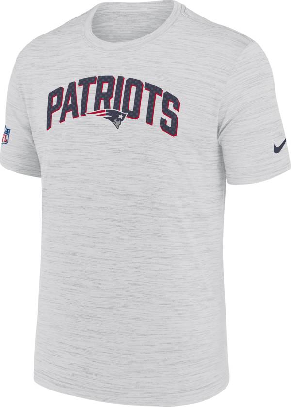 Nike Men's New England Patriots Sideline Legend Velocity White T-Shirt
