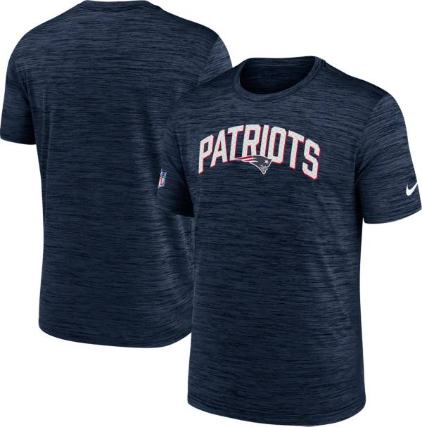 Nike Men's New England Patriots Sideline Legend Velocity Navy T-Shirt