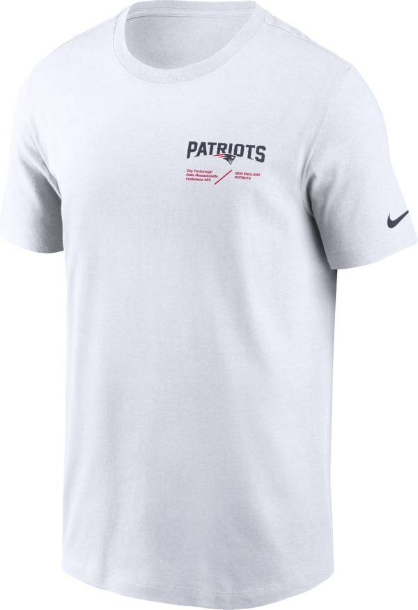 Nike Men's New England Patriots Sideline Team Issue White T-Shirt