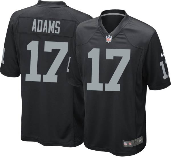 Nike Men's Las Vegas Raiders Davante Adams #17 Black Game Jersey