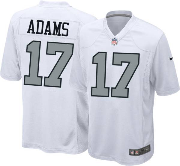Nike Men's Las Vegas Raiders Davante Adams #17 Alternate White Game Jersey product image