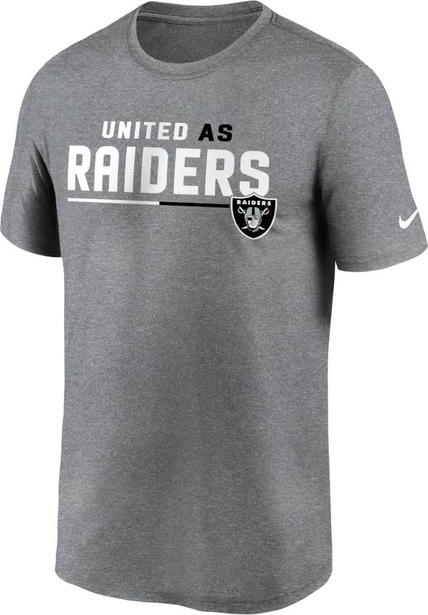 Nike Men's Las Vegas Raiders United Grey T-Shirt