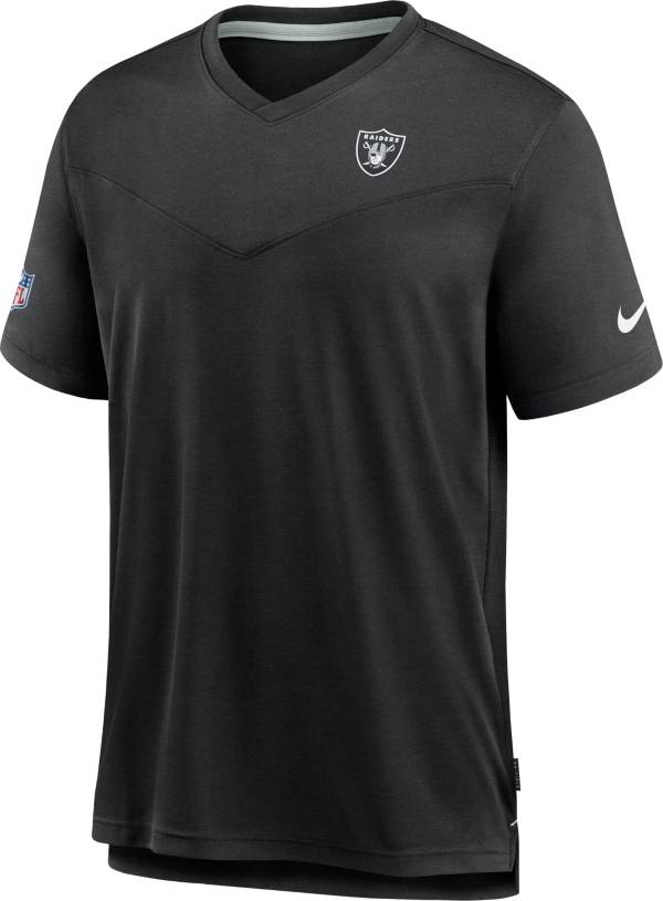 Nike Men's Las Vegas Raiders Sideline Coaches Black T-Shirt