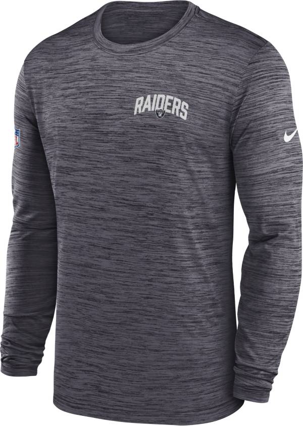 Nike Men's Las Vegas Raiders Sideline Legend Velocity Black Long Sleeve T-Shirt product image