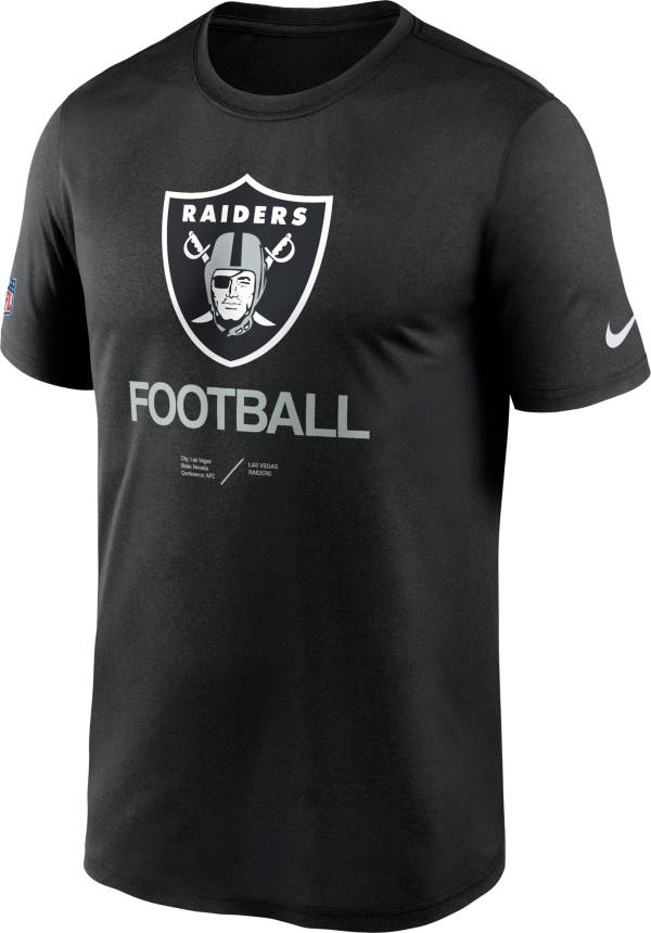 Nike Men's Las Vegas Raiders Sideline Legend Black T-Shirt product image