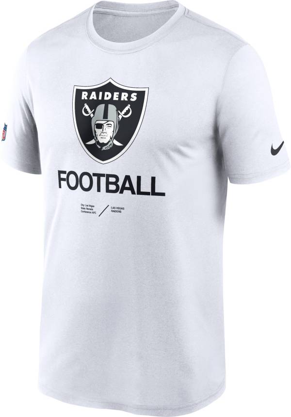 Nike Men's Las Vegas Raiders Sideline Legend White T-Shirt